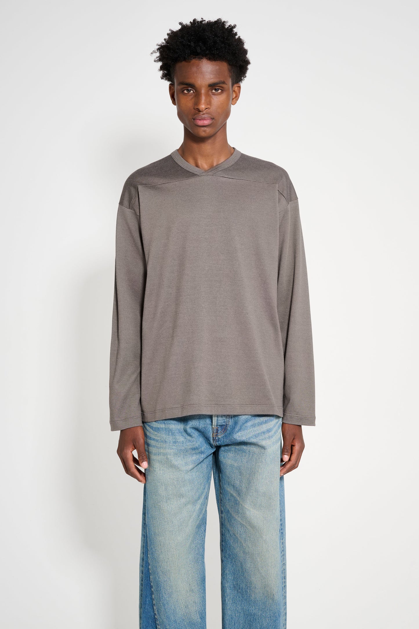 Lady White Co. LS Football T-shirt Grey Olive