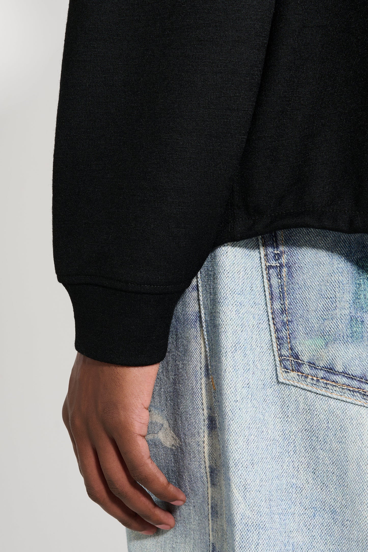 Lady White Co. Wool Button Up Black