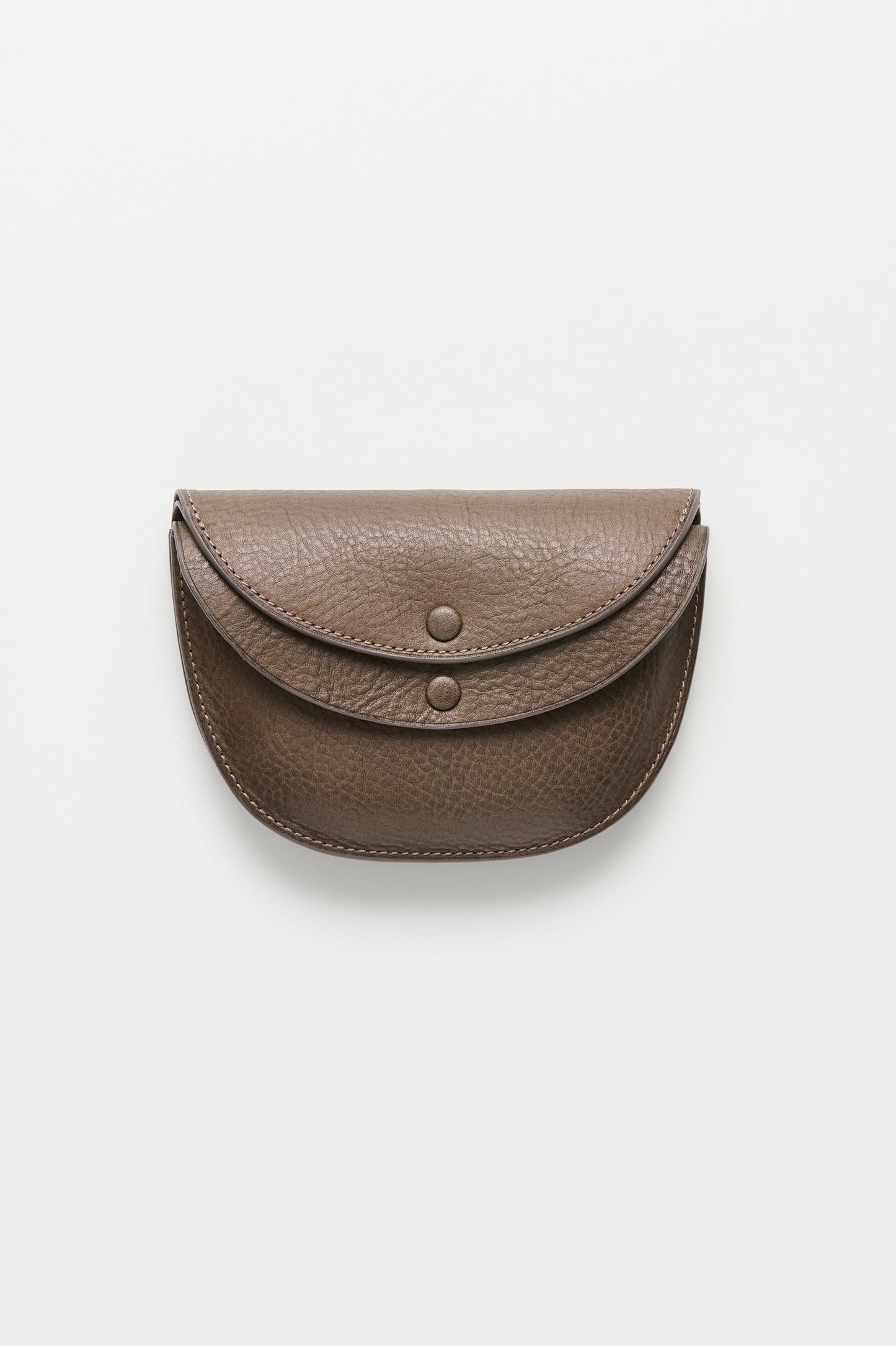 Lady White Co. x Kaptain Sunshine Wallet Brown Pebble
