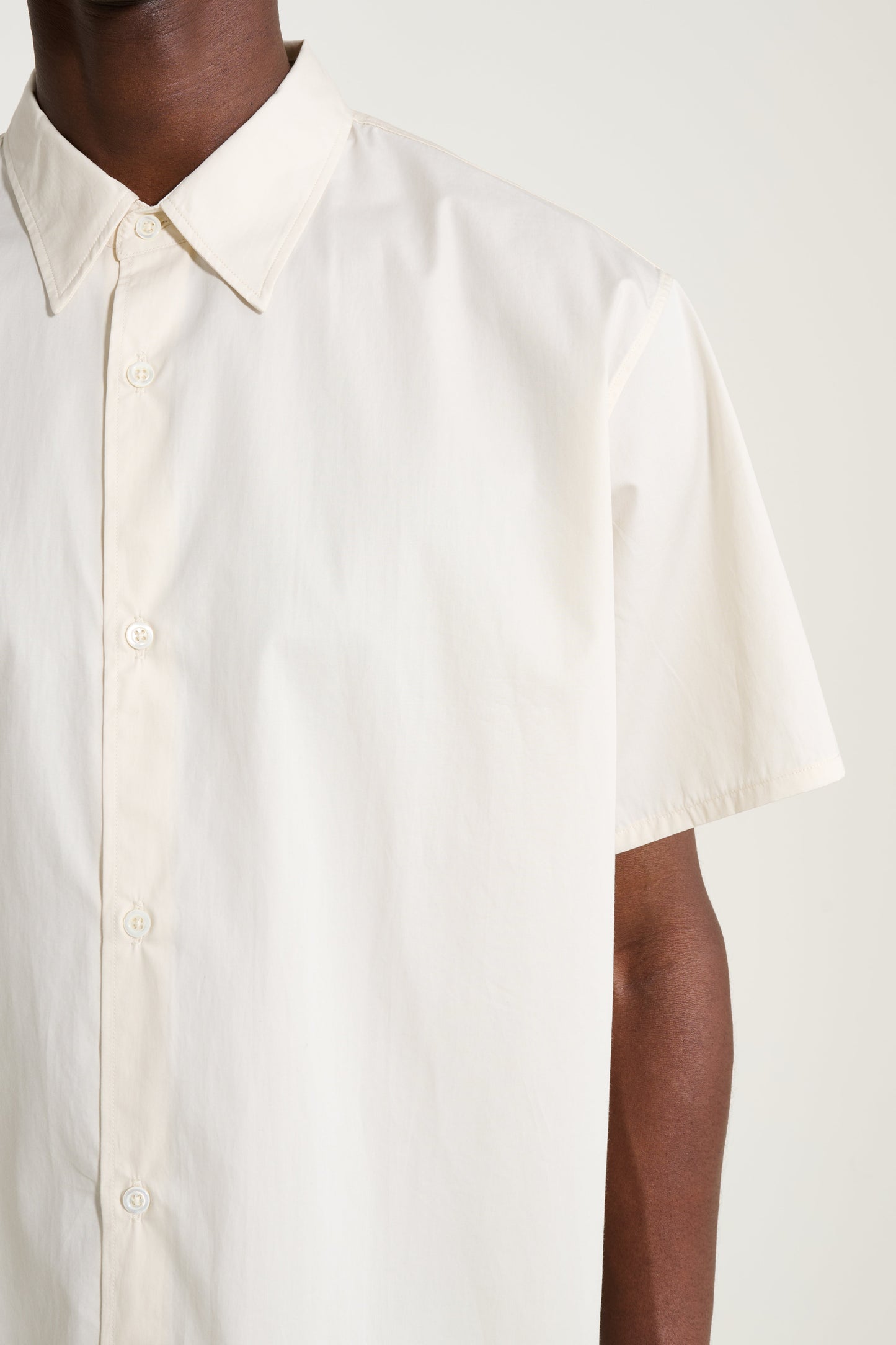 Lady White Co. Lynn Poplin S/S Shirt Almost Yellow