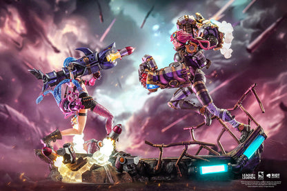 League Of Legends - Jinx & Vi 1/6 Scale Statue Bundle Save £100!