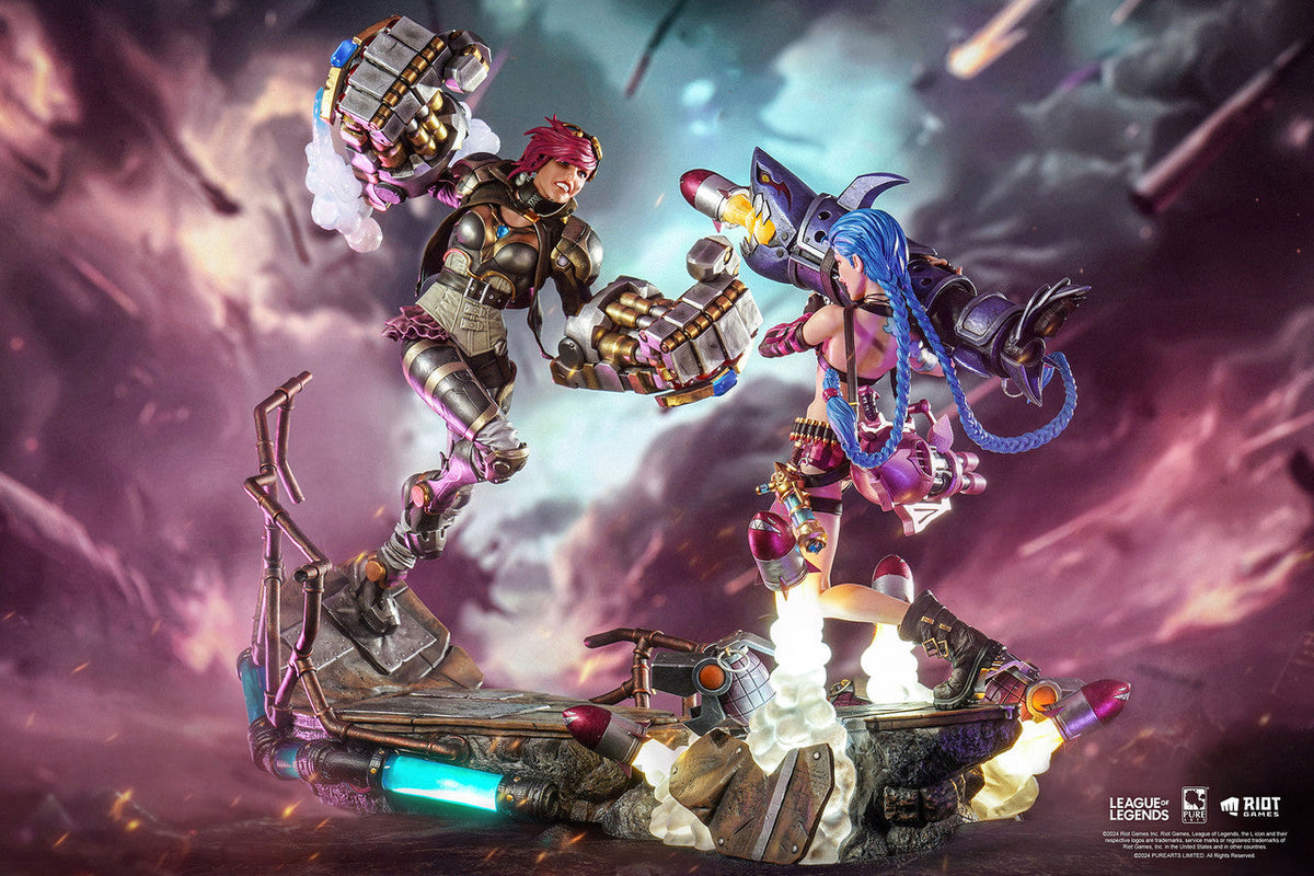 League Of Legends - Jinx & Vi 1/6 Scale Statue Bundle Save £100!