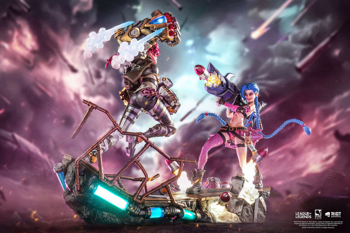 League Of Legends - Jinx & Vi 1/6 Scale Statue Bundle Save £100!