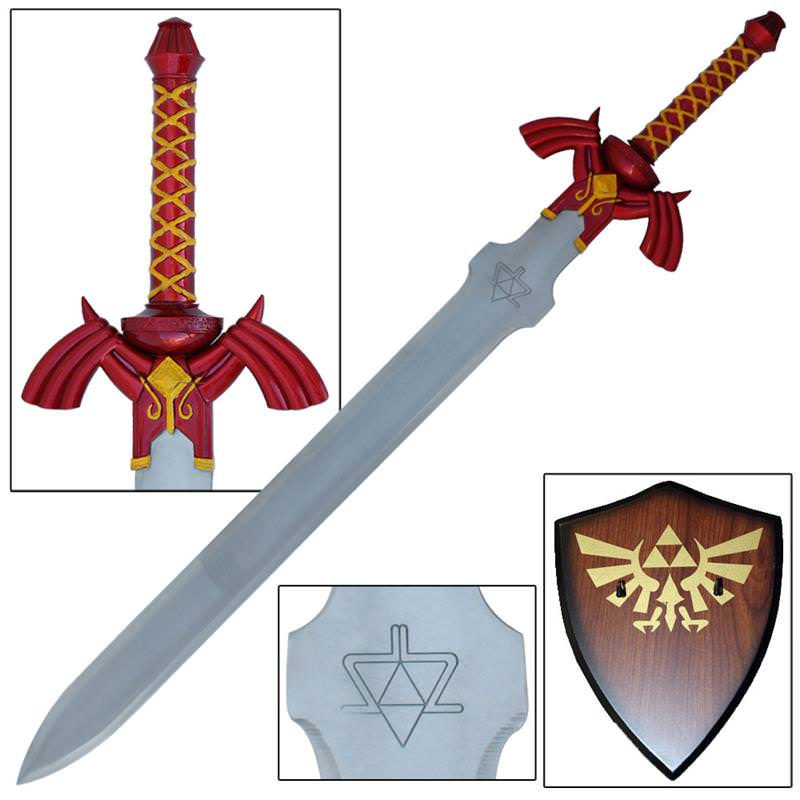 Legend of Zelda Shadow Master Sword Red Version - TOPHATTER'S ARMORY DEALS