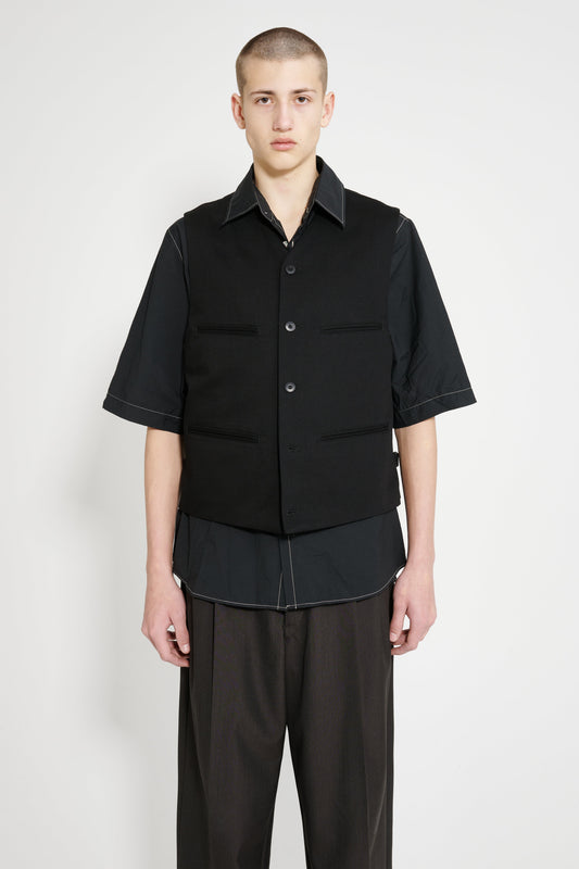 Lemaire Waistcoat Black