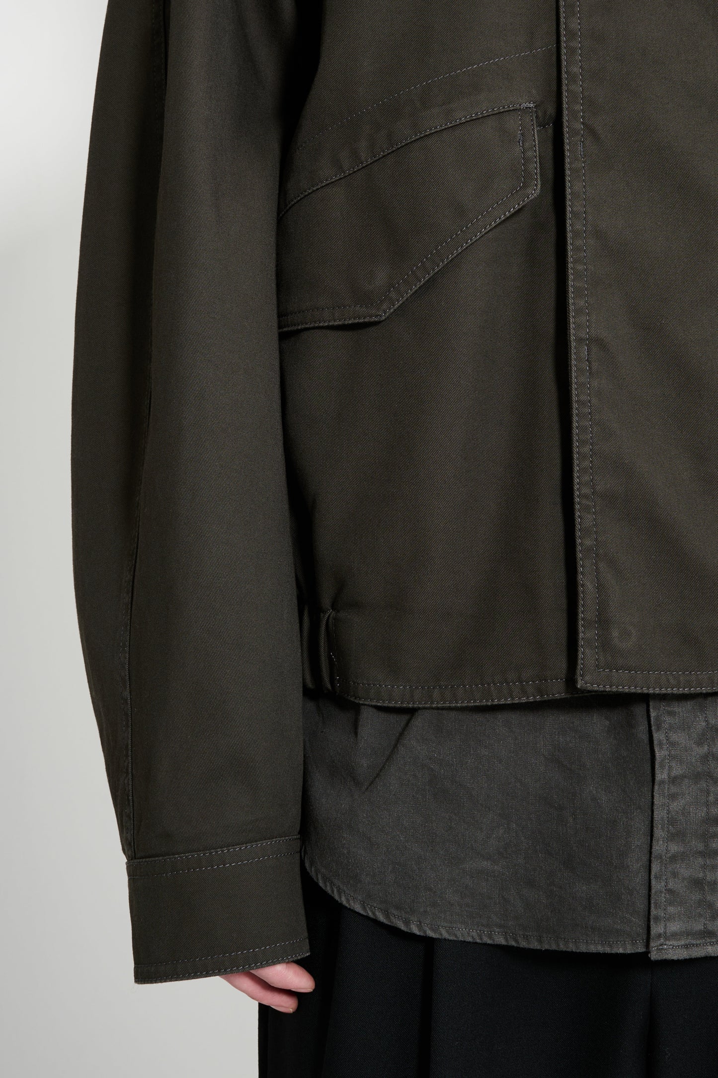 Lemaire Boxy Blouson Espresso