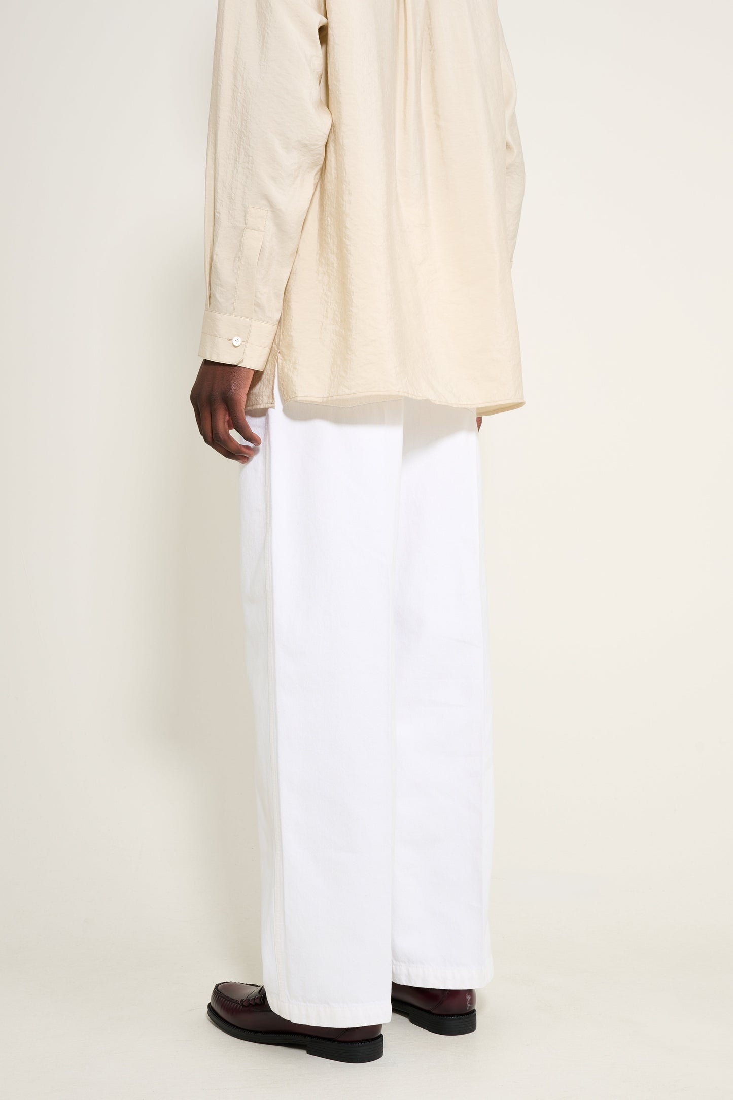 Lemaire Wide Pants Milk
