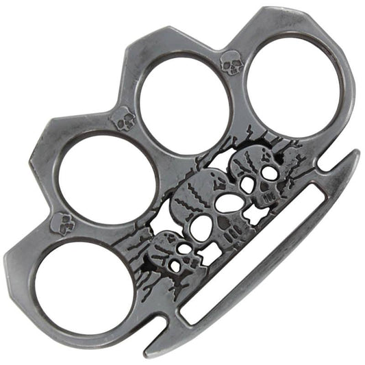Life or Death Gun Metal Knuckle Buckle Paperweight