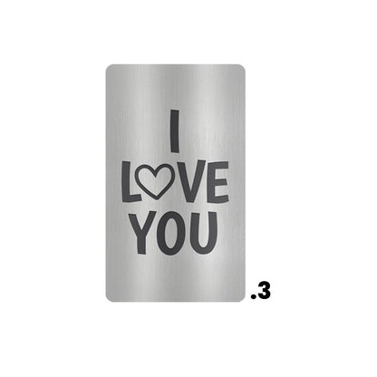 Custom Cane Engraving - Rectangle Stainless Steel