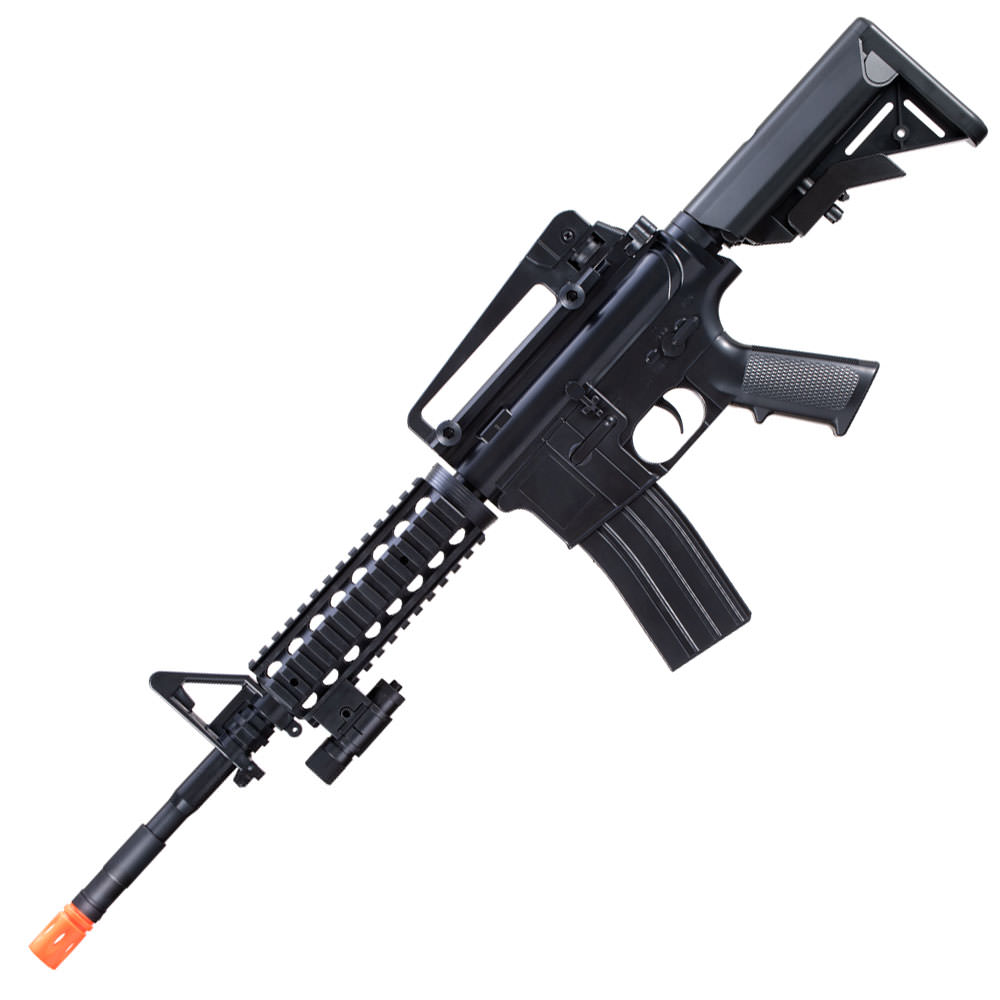 M-16B Spring Operated Airsoft Rifle with Laser Sight  - TOPHATTER'S ARMORY DEALS