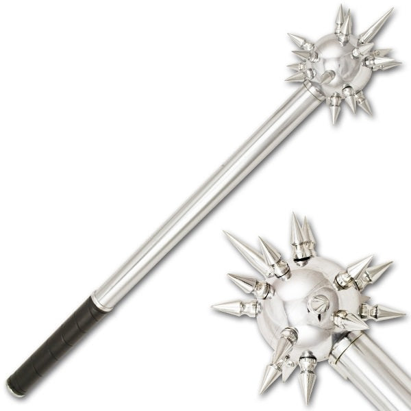 30 Inch Mace Morning Star Medieval Battle Mace Ball With Spikes - TOPHATTER'S ARMORY DEALS