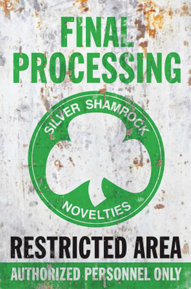 Final Processing Metal Sign - Halloween III