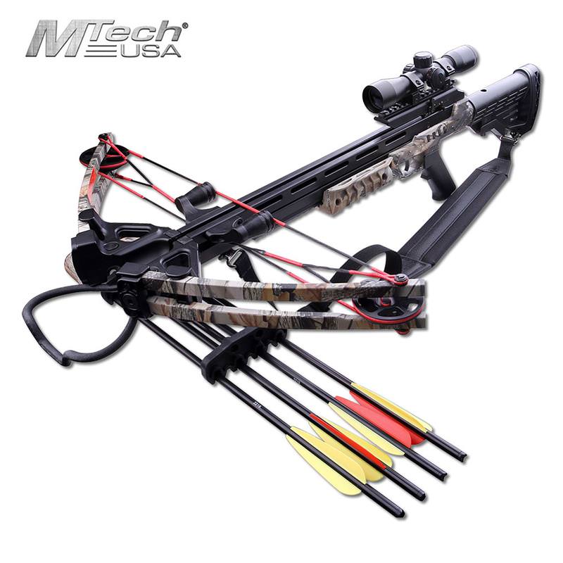 185LB Compound Crossbow 4×32 Scope Integrated Quiver