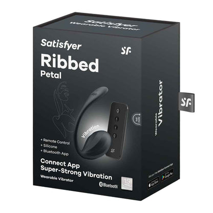 Satisfyer Ribbed Petal Connect – Portable Silicone Vibrator