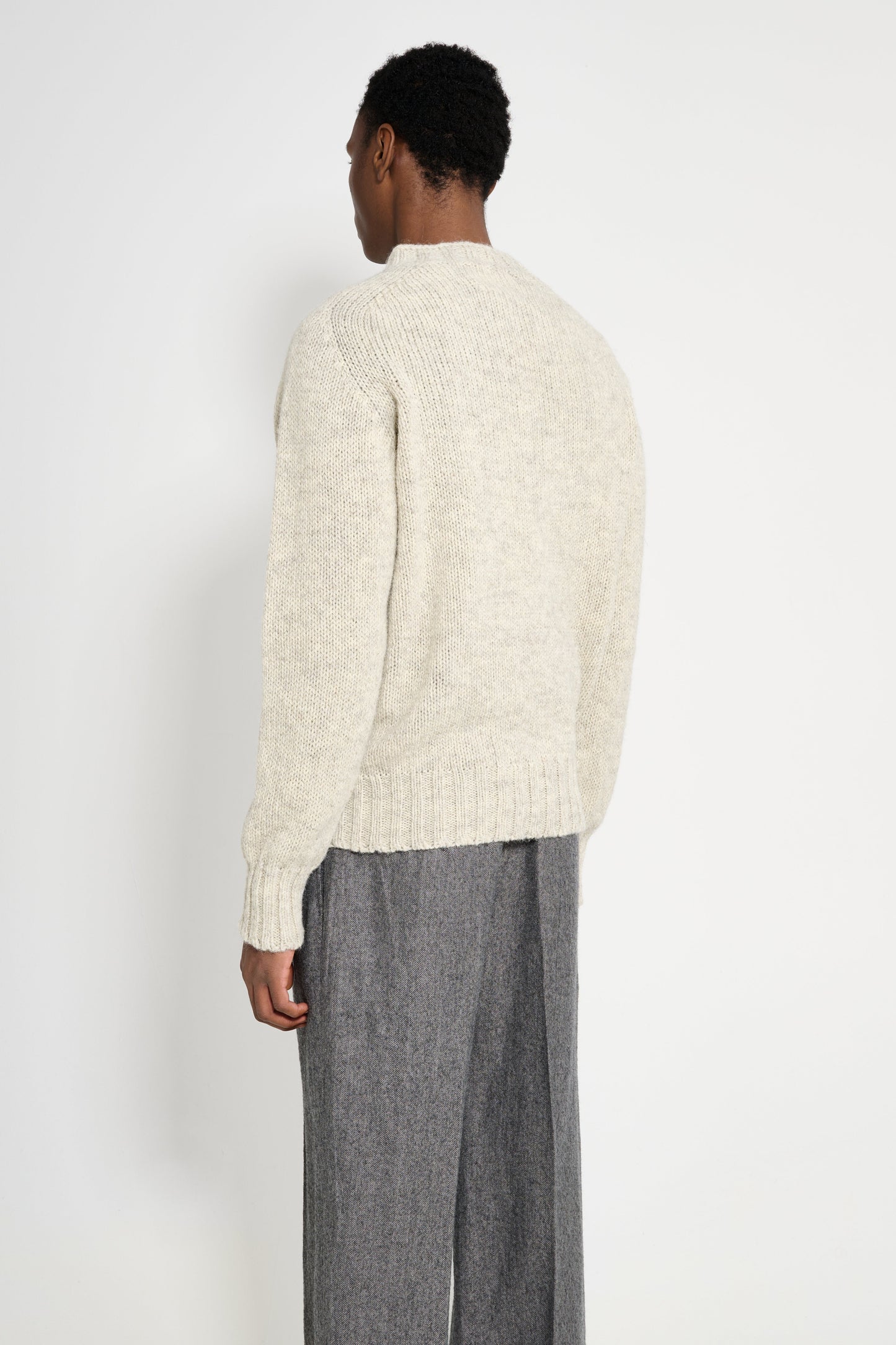 Margaret Howell MHL Chunky Seamless Crew Neck Natural