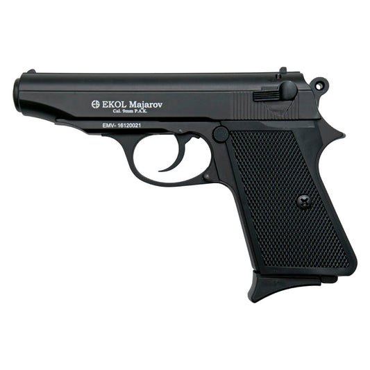 Majarov Semi Automatic Blank Firing Gun Black Finish