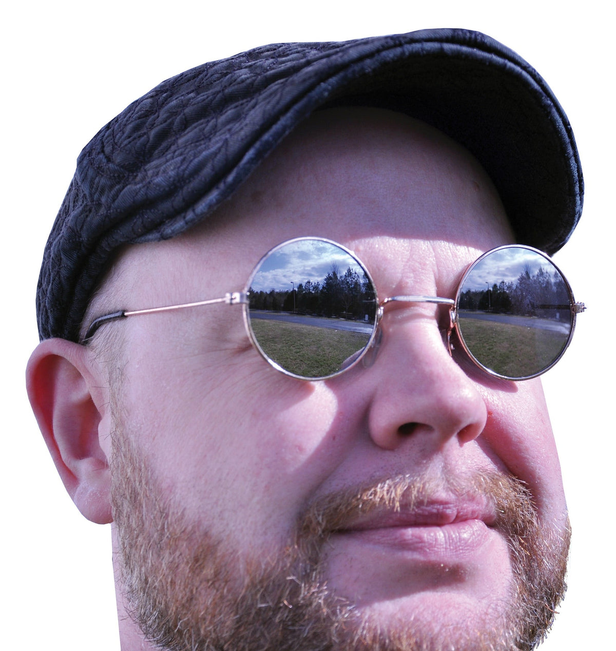 Round Mirror Lens Glasses