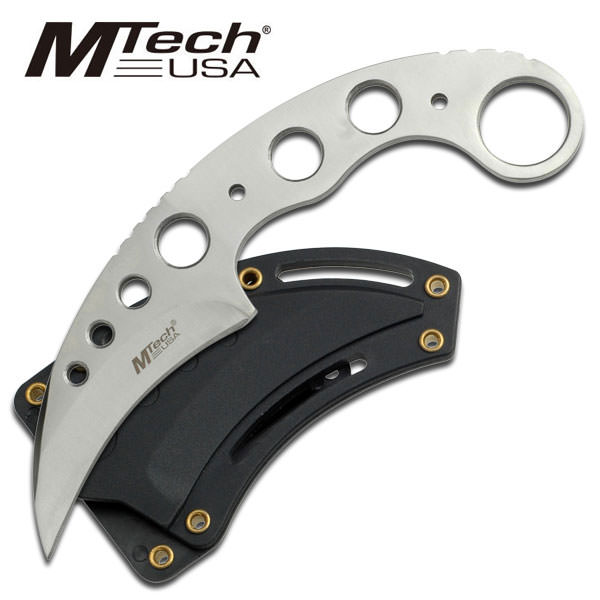 MTech 7" 440 Stainless Steel Tactical Karambit Neck Knife - TOPHATTER'S ARMORY DEALS