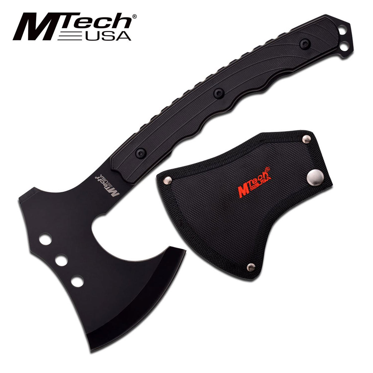 MTech Tactical Black Throwing Double Head Tomahawk Hatchet Axe - TOPHATTER'S ARMORY DEALS