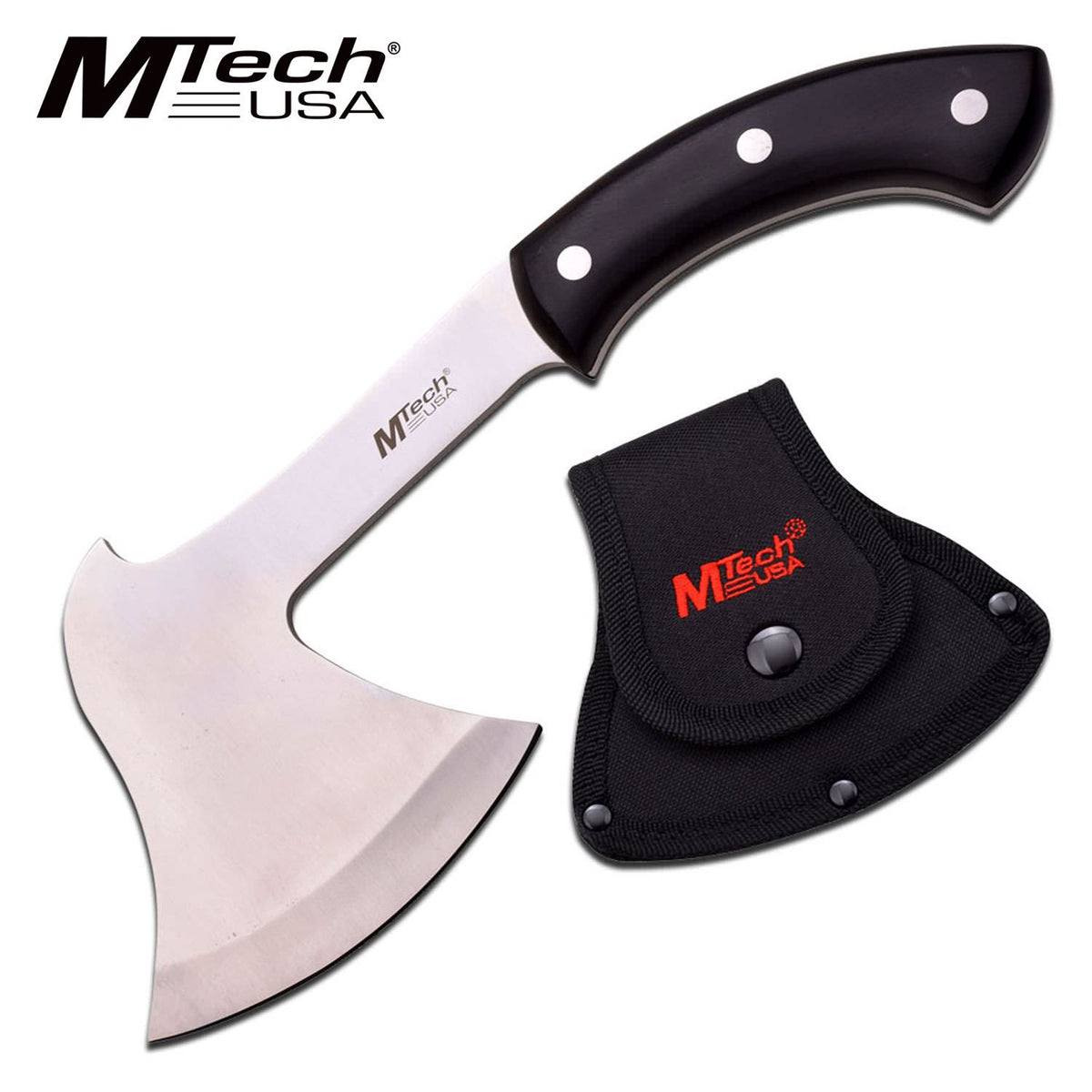 Mtech USA 11 Inches Axe Hatchet - Stain Finish Blade with PakkaWood Handle - TOPHATTER'S ARMORY DEALS