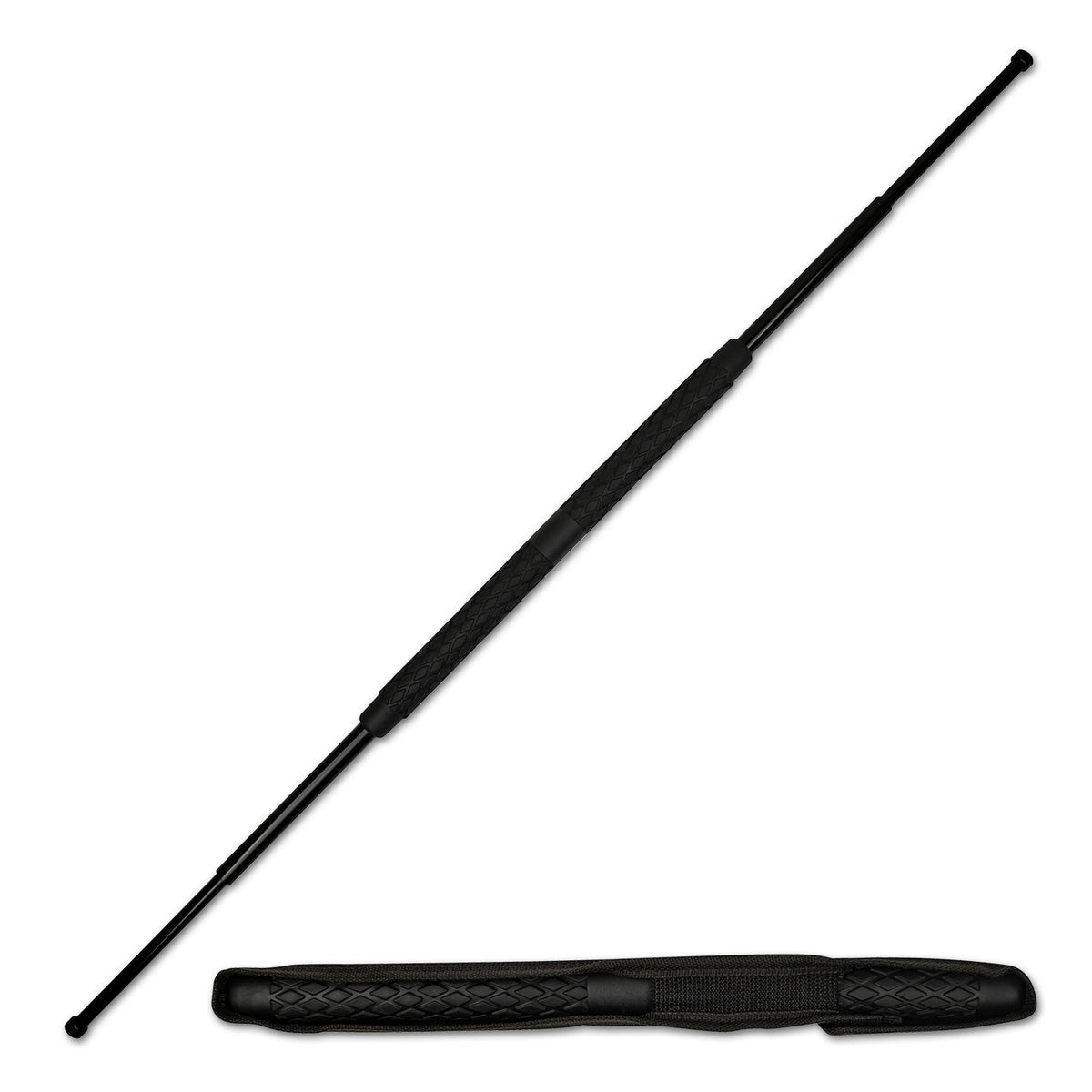41" Tactical Self Defense Retractable Double Sided Baton Collapsible Bo Staff - TOPHATTER'S ARMORY DEALS