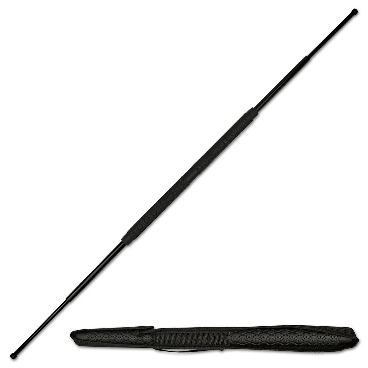 51" Tactical Self Defense Retractable Double Sided Baton Collapsible Bo Staff - TOPHATTER'S ARMORY DEALS