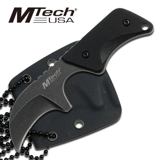 G-10 Handle Full Tang Tactical Combat Hawk Blade Neck Knife