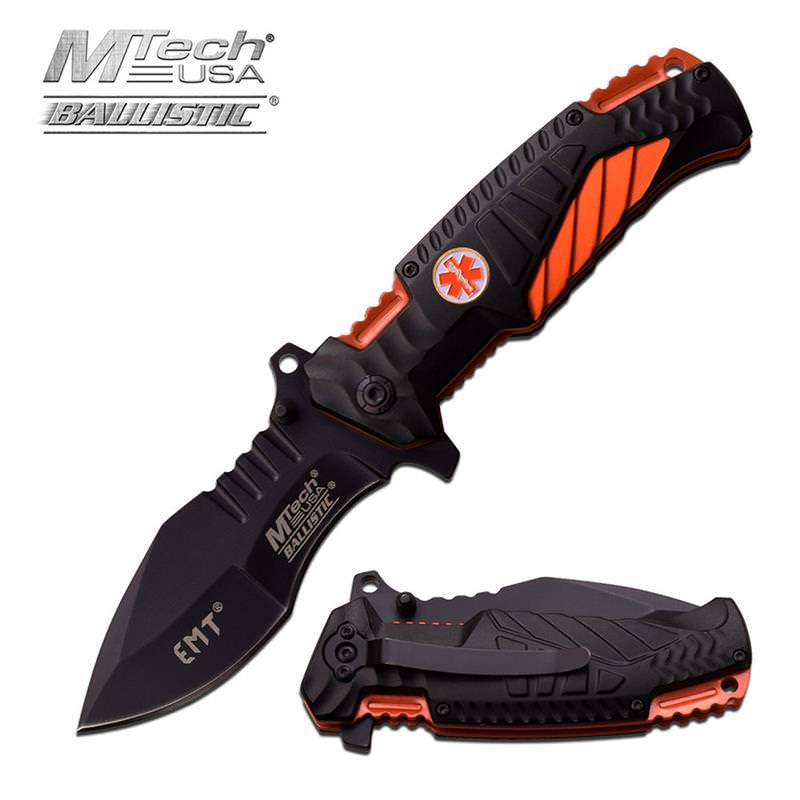 MTech USA 4.75 Inch Closed EMT Spring Assisted Opening Knife