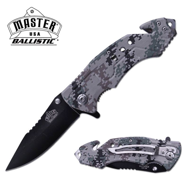 4.75 Inch Master USA Camo Spring Assisted Opening Knife - TOPHATTER'S ARMORY DEALS