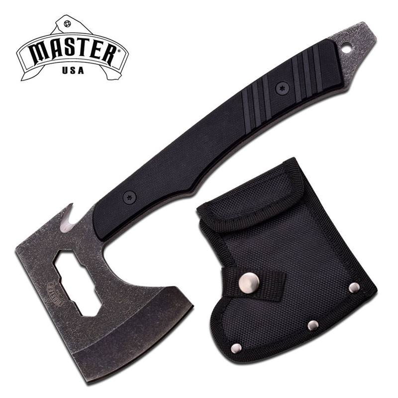Full Tang G10 Gut Hook Tactical Throwing Camp Axe Hatchet Tomahawk - TOPHATTER'S ARMORY DEALS