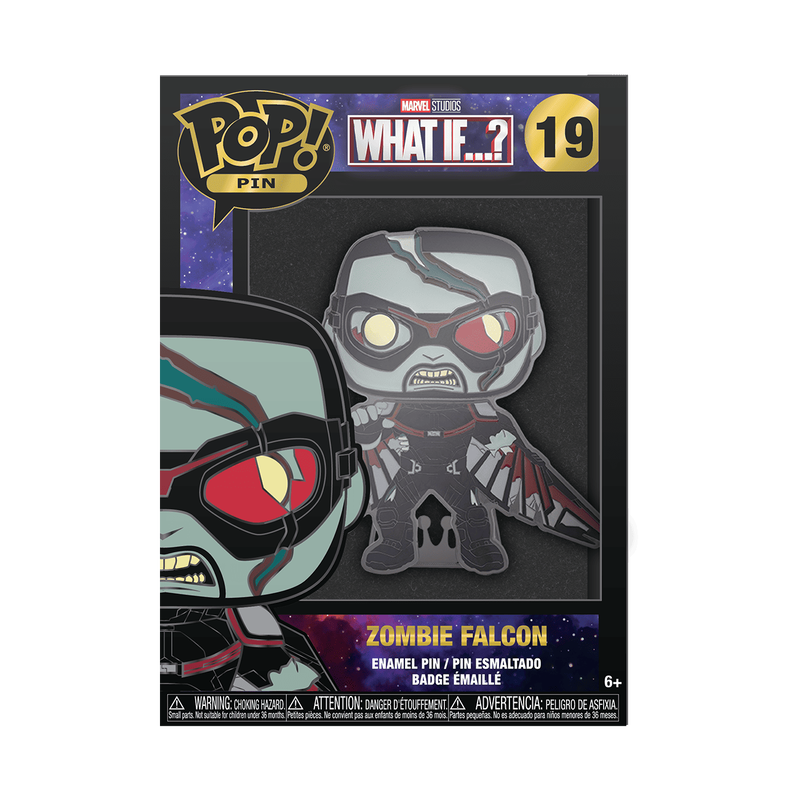 Marvel's What If...? – Zombie Falcon Pop! Enamel Pin