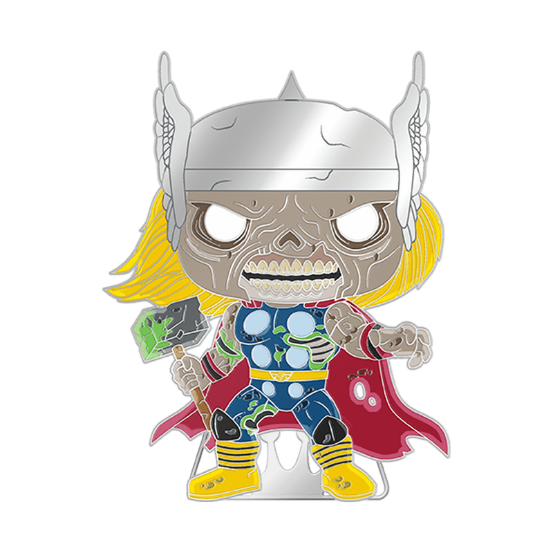 Marvel Zombies – Zombie Thor Glow-in-the-Dark Pop! Enamel Pin