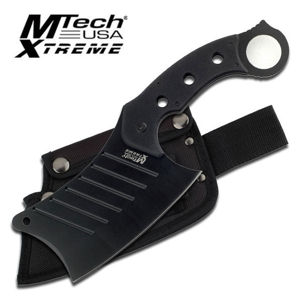 MTech Extreme 12" Fixed Blade Chopping Knife Stainless Full Tang Cleaver