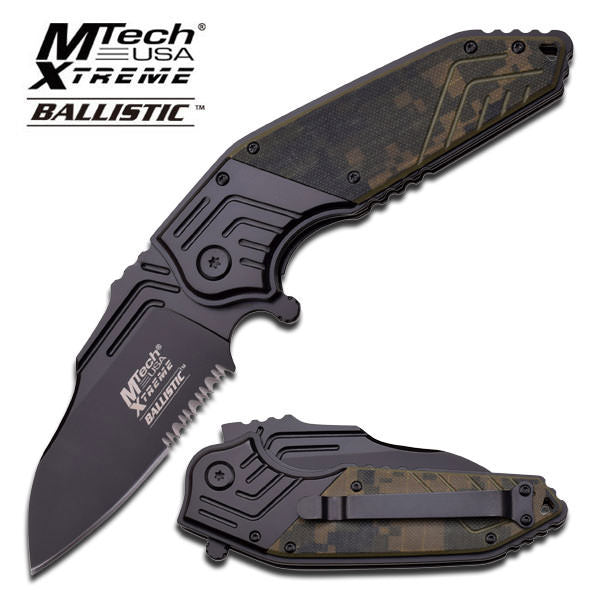 Urban Digital Camo Spring Assisted Opening Pocket Knife