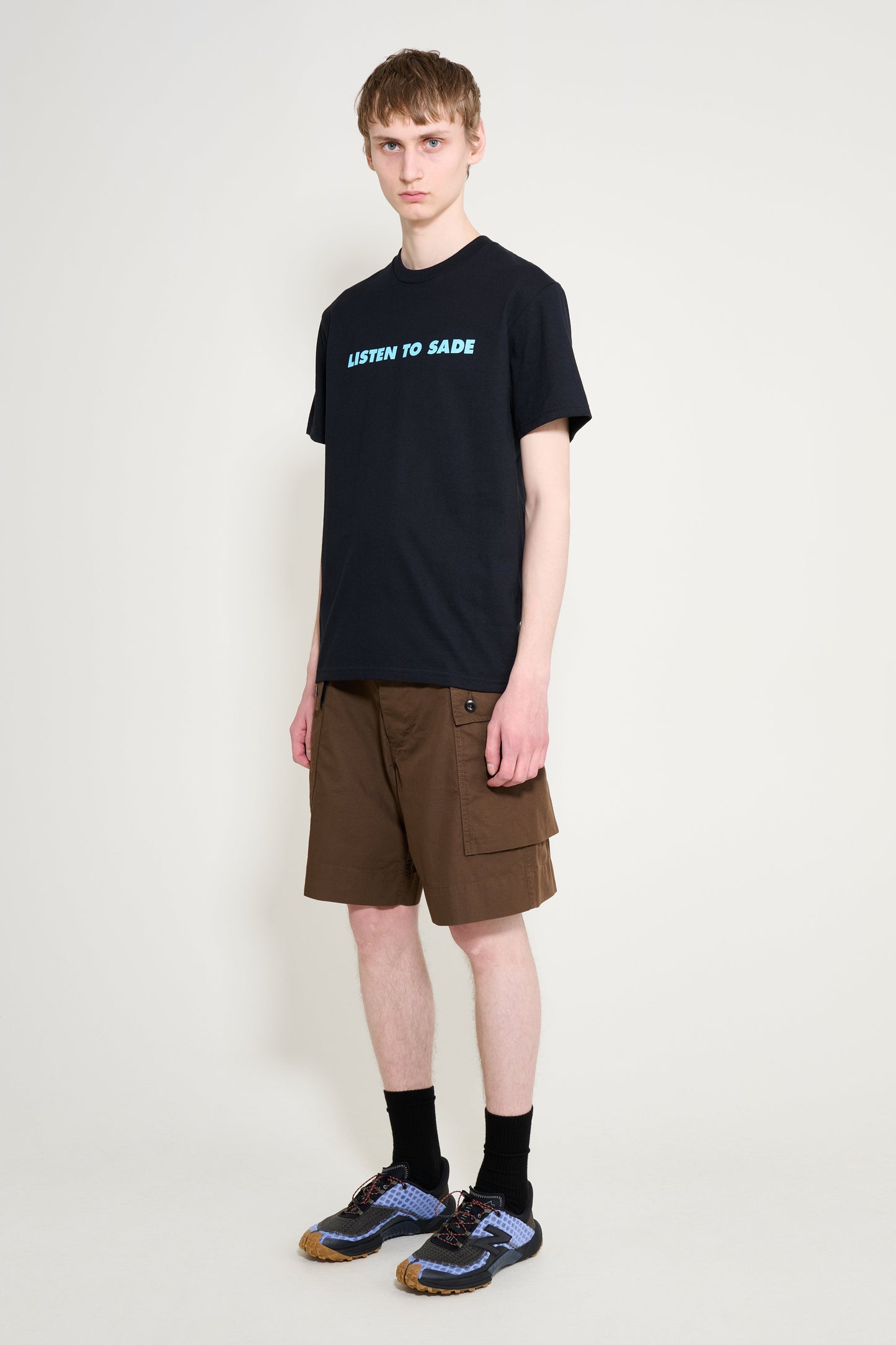 Margaret Howell MHL Cargo Pocket Shorts Cotton Nylon Poplin Earth