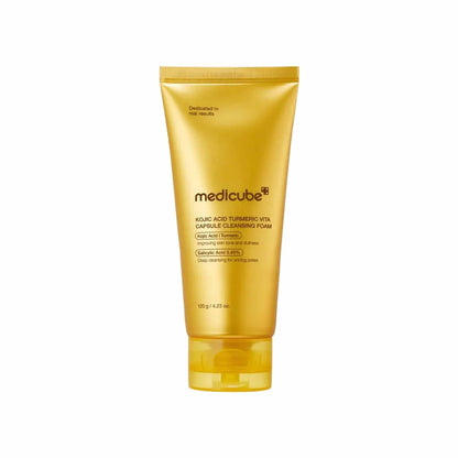 Medicube Kojic Acid Turmeric Vita Capsule Cleansing Foam 120g Tube
