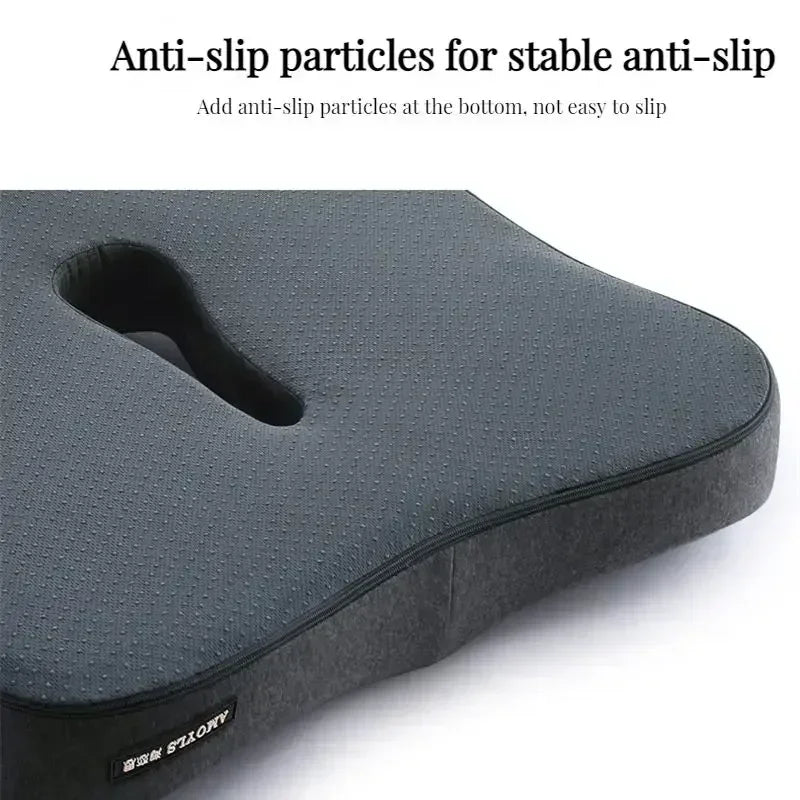 Memory Foam Office Chair Cushion & Lumbar Support Pillow