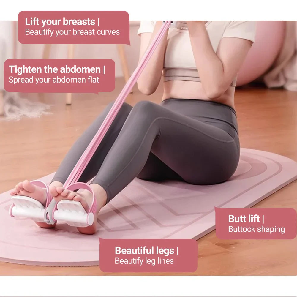 6-Tube Elastic Yoga Pedal Puller