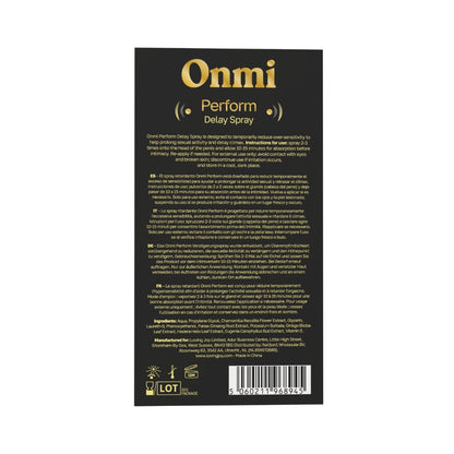 Onmi Perform Delay Spray 15ml – Sensitivity Control Delay Spray