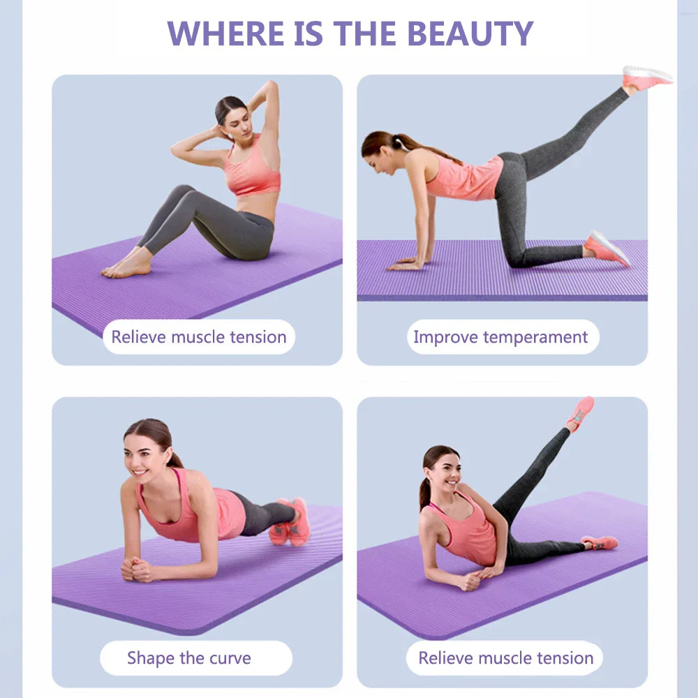 Anti-Slip Yoga Mat Thickness (15mm)