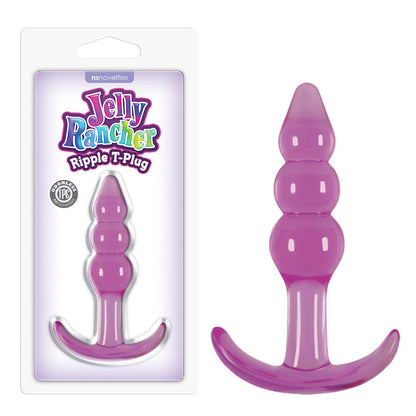 Jelly Rancher Ripple T-Plug – 10.9 cm Soft Body-Safe Butt Plug