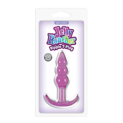 Jelly Rancher Ripple T-Plug – 10.9 cm Soft Body-Safe Butt Plug