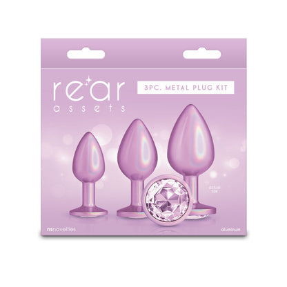 Rear Assets Trainer Kit – Metallic Butt Plug Set of 3 Sizes