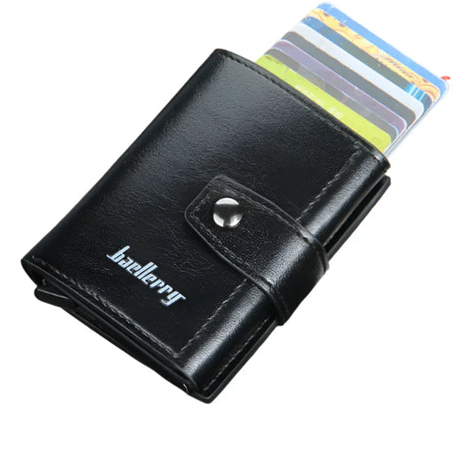 Wallet RFID Blocking PU Leather Card Holder