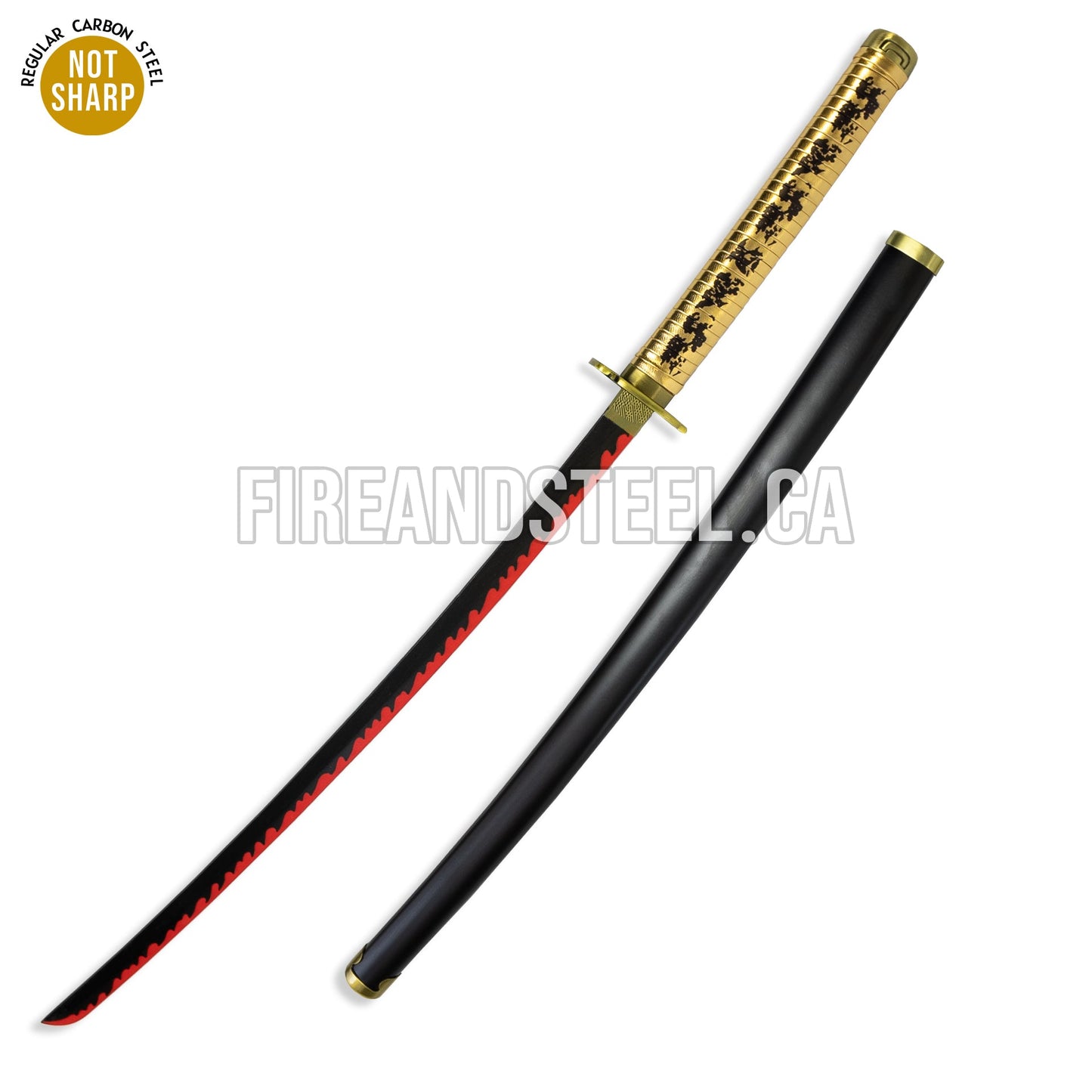 Yoriichi Tsugikuni's Red-Black Nichirin Katana