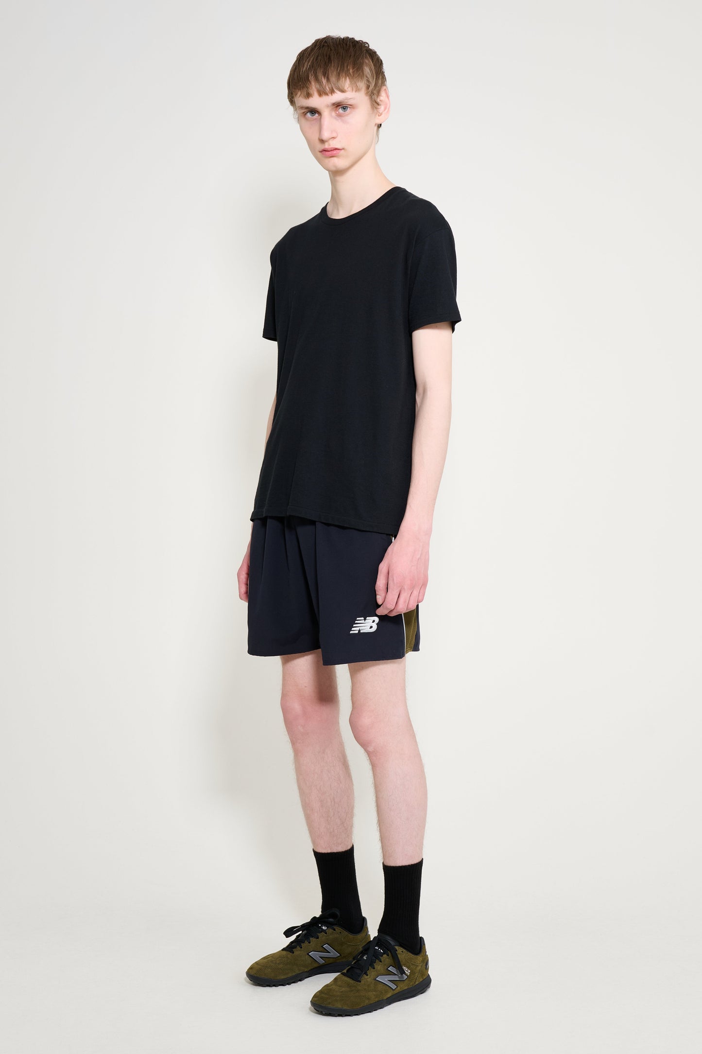 New Balance x Lack Of Guidance Shorts Black / Military Green