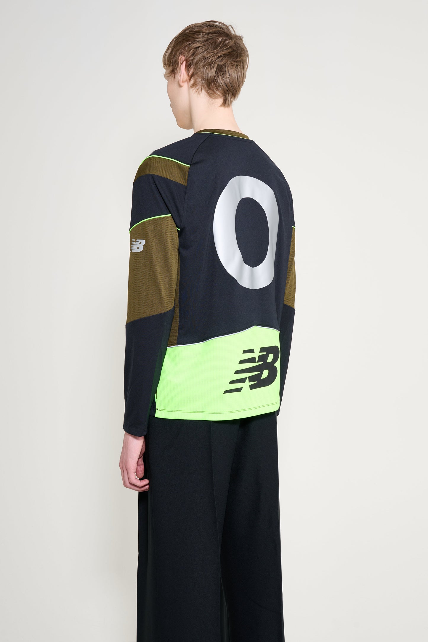 New Balance x Lack Of Guidance Long Sleeve Jersey Black / Military Green