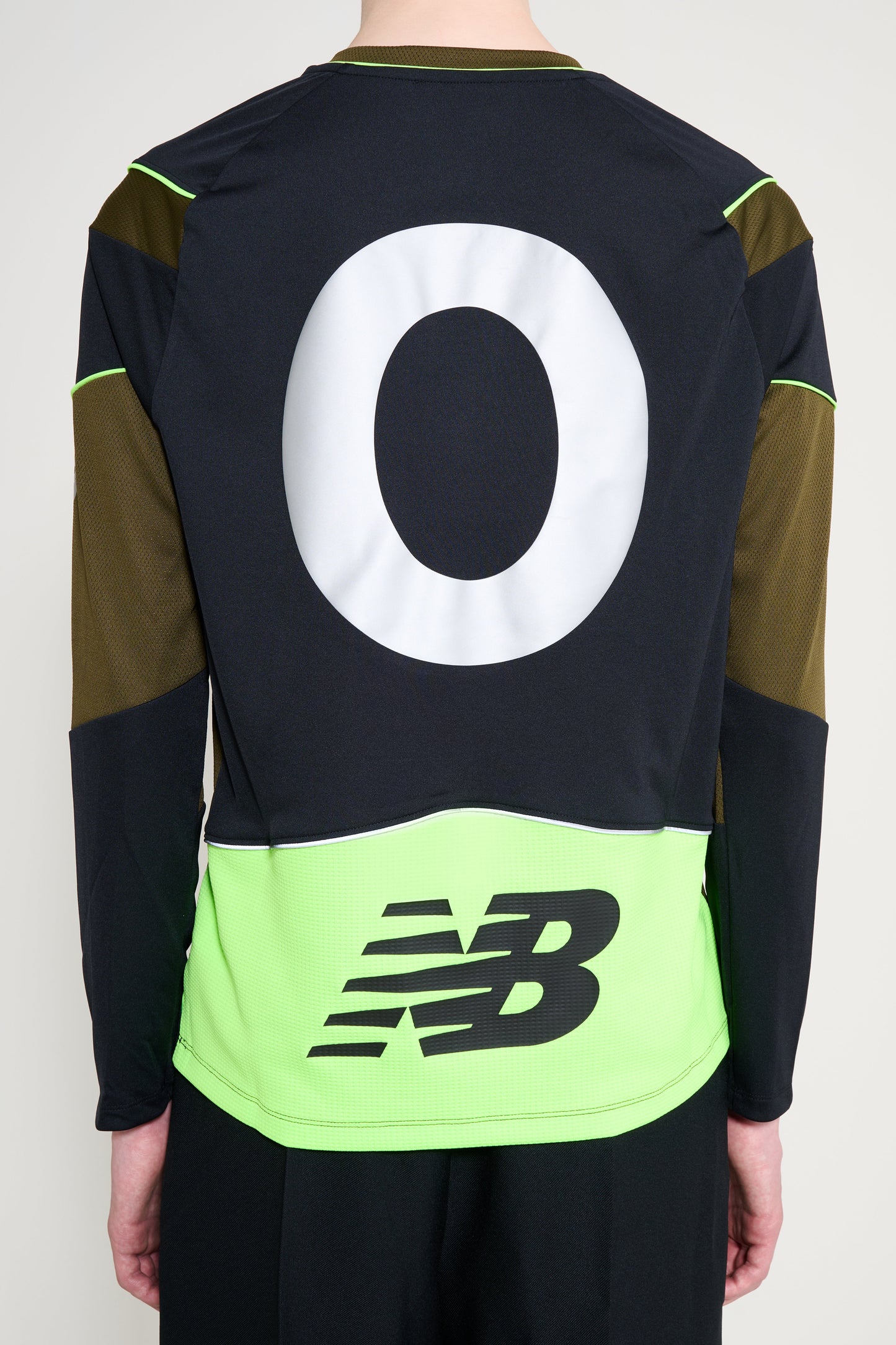 New Balance x Lack Of Guidance Long Sleeve Jersey Black / Military Green