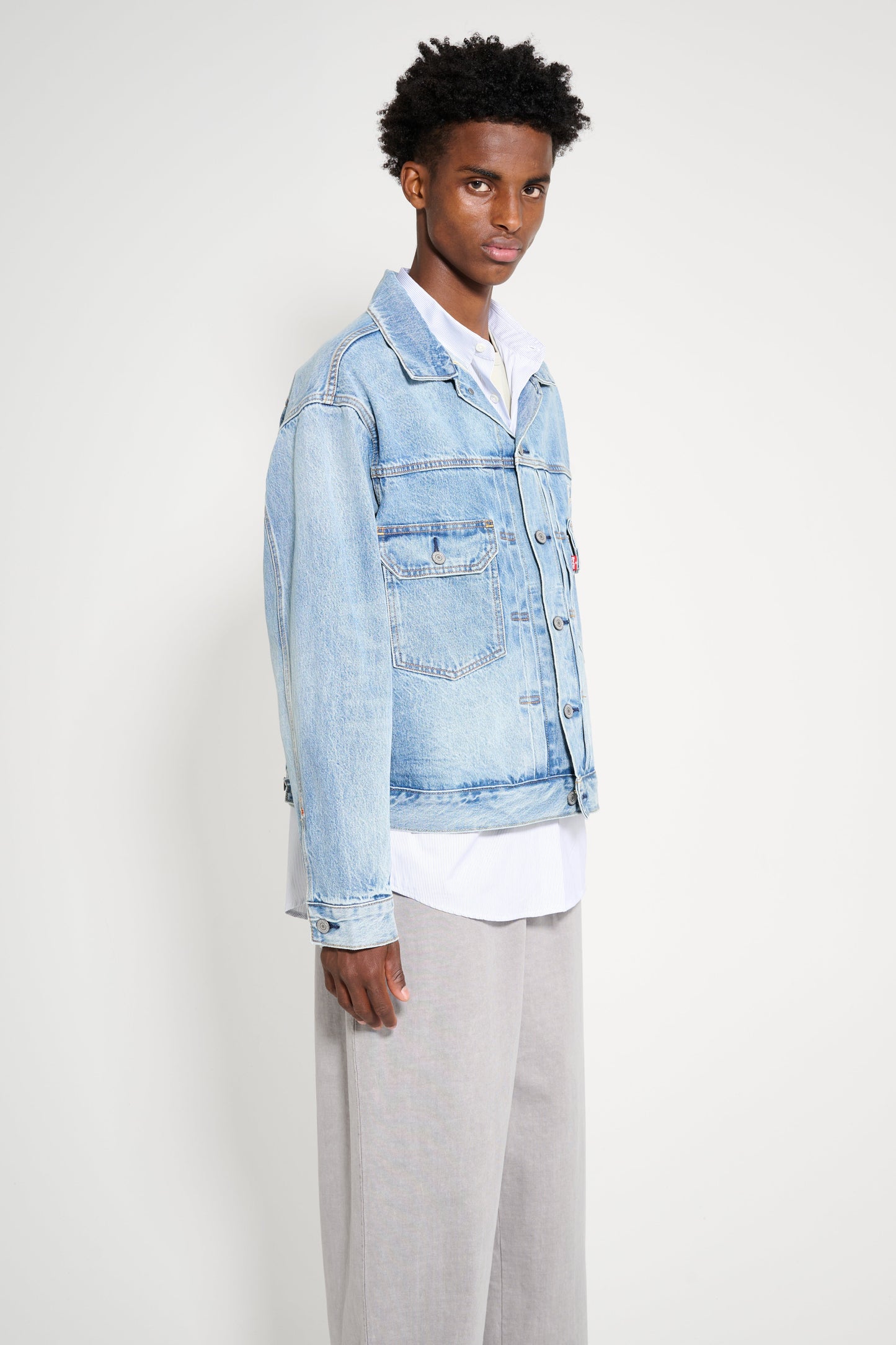 Levi's x Nike Trucker Denim Jacket Blue