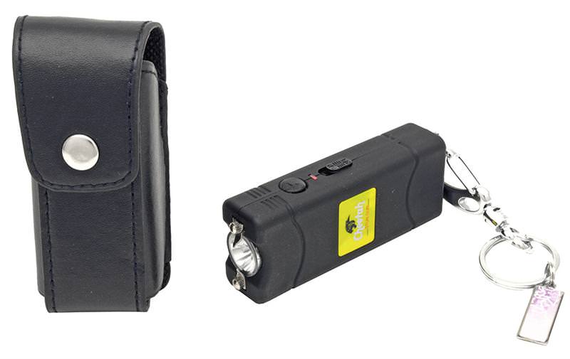 Nitro 2.5 Million Volt Stun Gun Rechargeable with LED light in Black